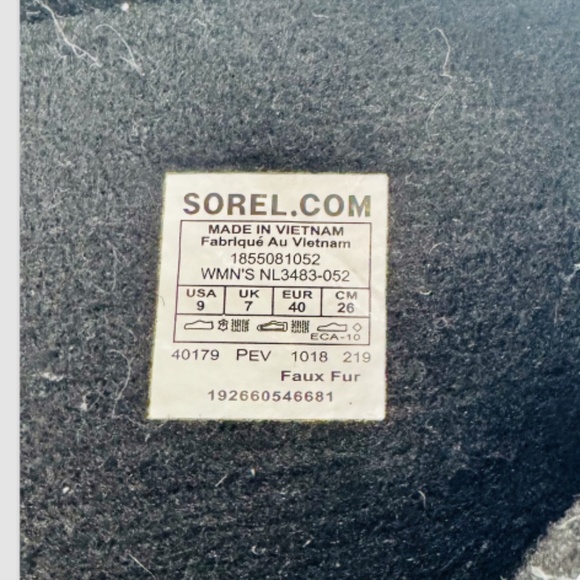 Sorel Women's Waterproof Winter Boots- Gray/Black,Insulated,Warm Snow Boots Sz.9 - Picture 6 of 7